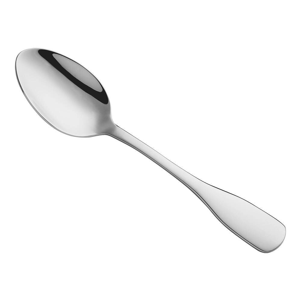 Acopa Triumph 7 5/8" 18/8 Stainless Steel Extra Heavy Weight Dinner / Dessert Spoon - 12/Case