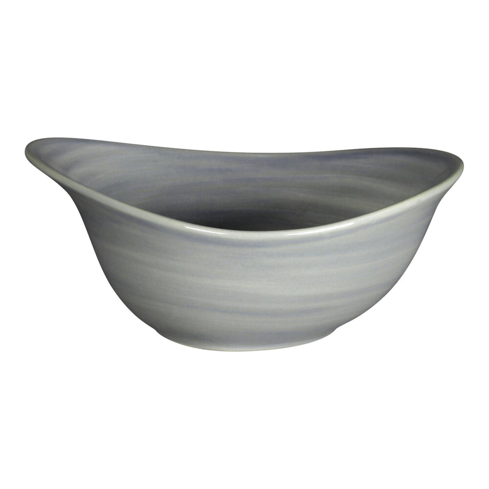 RAK Porcelain Rakstone Spot 17.58 oz. Jade Porcelain Deep Organic Bowl - 12/Case