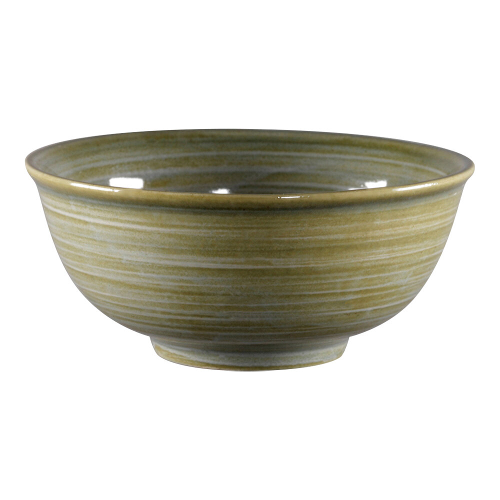 RAK Porcelain Rakstone Spot 9.15 oz. Jade Porcelain Bowl - 12/Case
