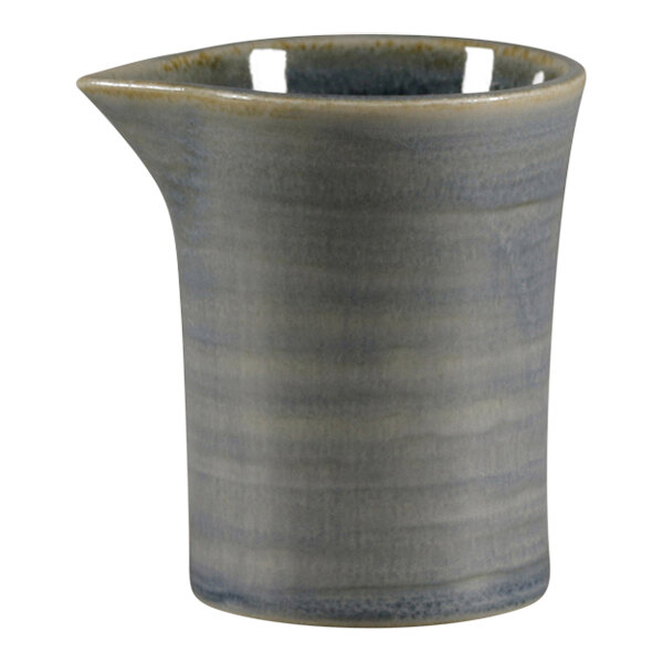 RAK Porcelain Rakstone Spot 3.05 oz. Jade Porcelain Creamer - 12/Case