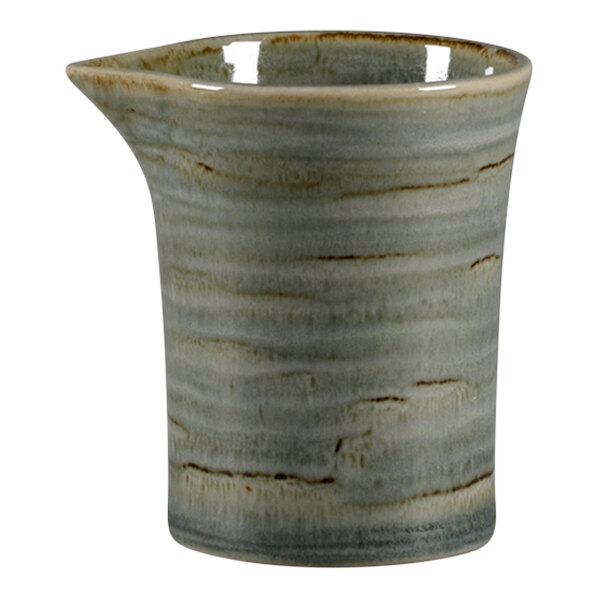 RAK Porcelain Rakstone Spot 3.05 oz. Peridot Porcelain Creamer - 12/Case