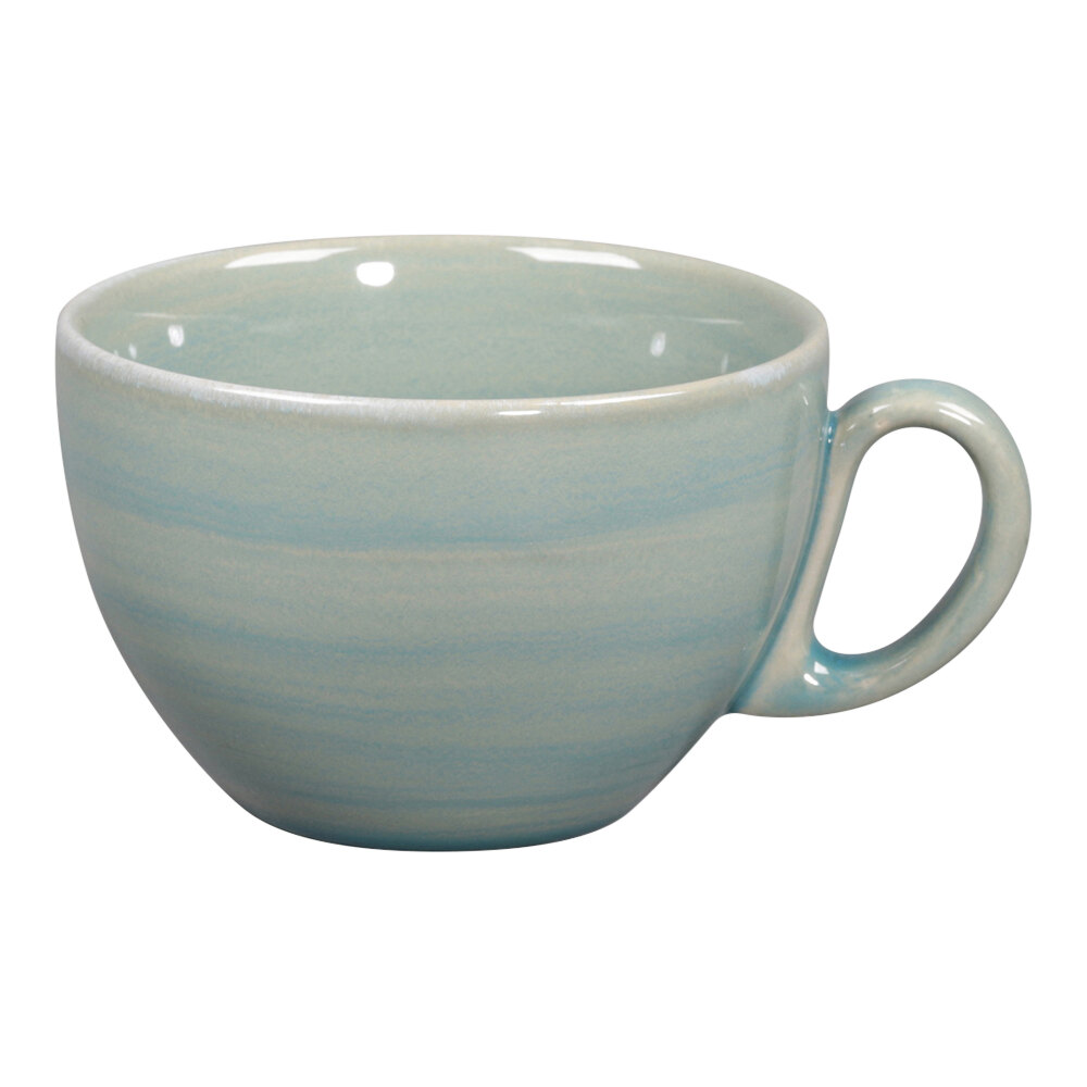 RAK Porcelain Rakstone Spot 9.45 oz. Sapphire Porcelain Coffee Cup - 12/Case