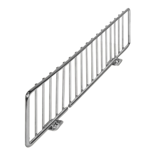 13" x 3" Chrome Fencing Divider for 14" Pegboard Gondola Merchandisers