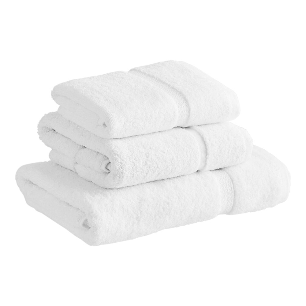 Lavex Premium 3-Piece 100% Ring-Spun Cotton Towel Kit - Sample