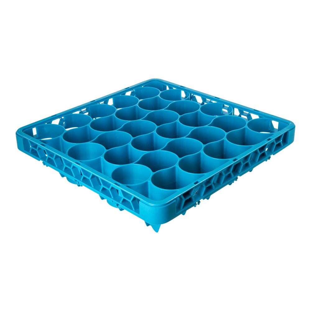 Carlisle OptiClean NeWave 30 Compartment Blue Long Glass Rack Extender REW30L14