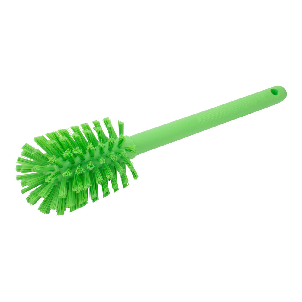 Carlisle Sparta 12" Lime Carafe and Server / Bottle Cleaning Brush - 2 3/4" Bristle Diameter 40000EC75