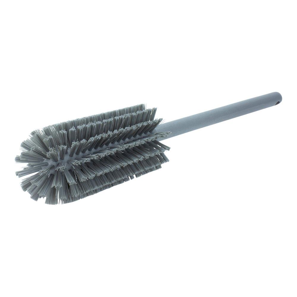 Carlisle Sparta 16" Gray Carafe and Server / Bottle Cleaning Brush - 3 1/4" Bristle Diameter 40001EC23