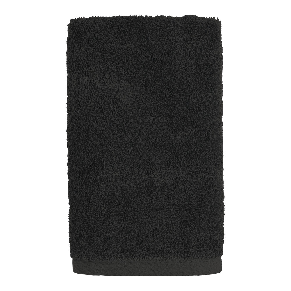 1888 Mills Millennium 16" x 28" Onyx 100% Ring-Spun Cotton Hand Towel 4.5 lb. - 72/Case