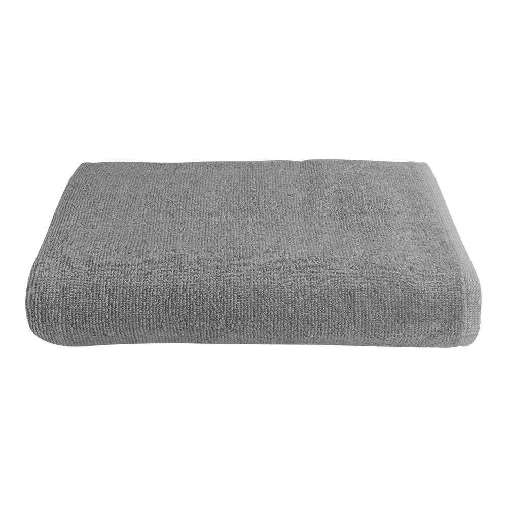 1888 Mills Fibertone 30" x 60" Gray Cotton / Polyester Pool Towel 13 lb. - 48/Case