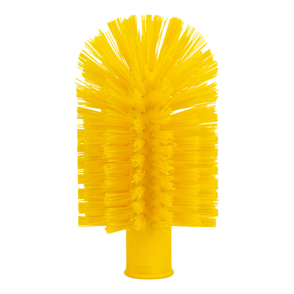 Carlisle Sparta 3 1/2" Yellow Pipe and Valve Brush 45033EC04
