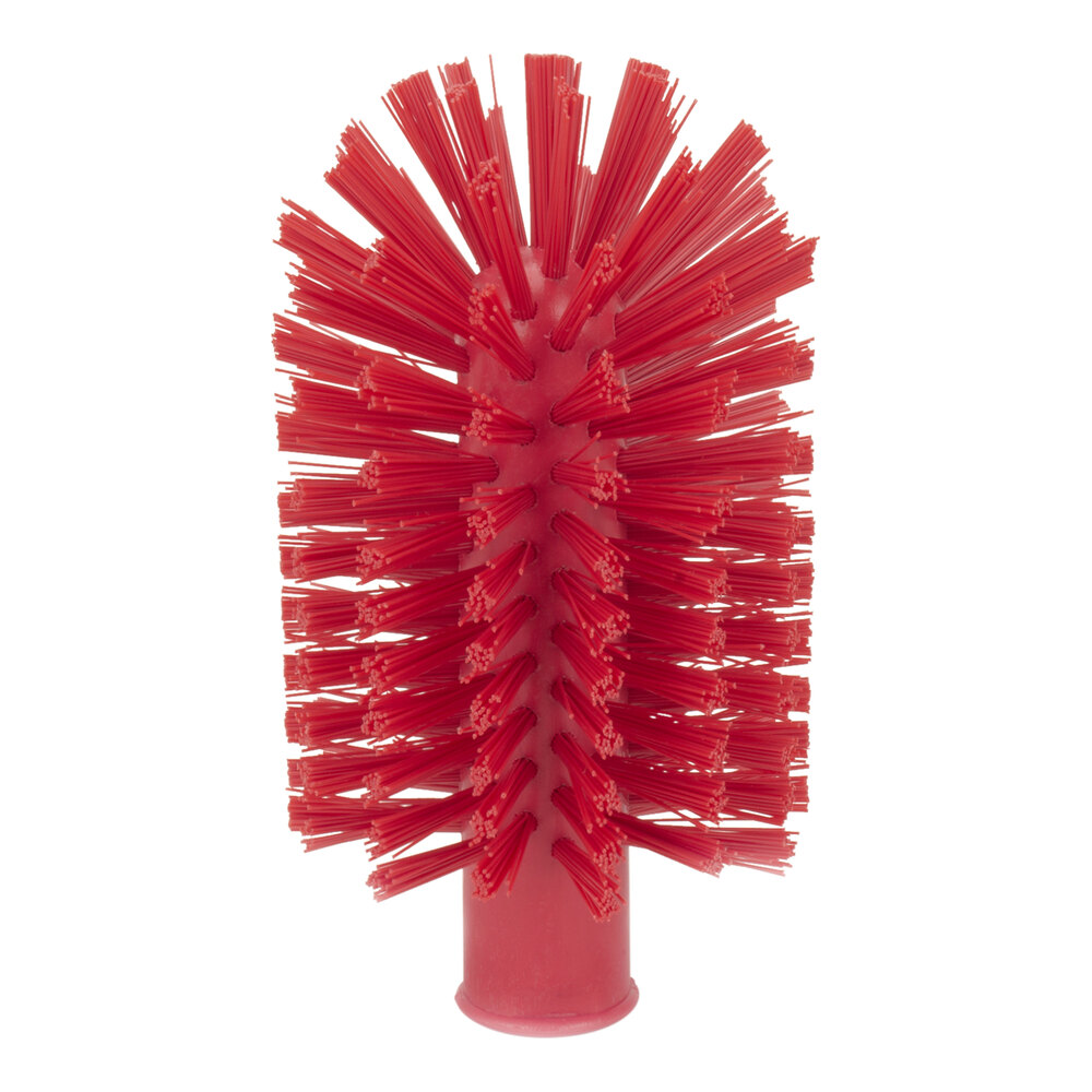 Carlisle Sparta 3 1/2" Red Pipe and Valve Brush 45033EC05