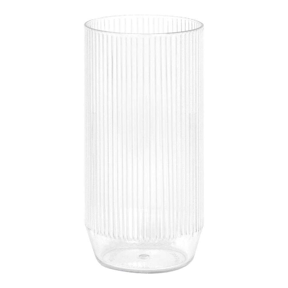 Front of the House Gatsby 16 oz. Ice SAN Plastic Highball Glass - 12/Pack