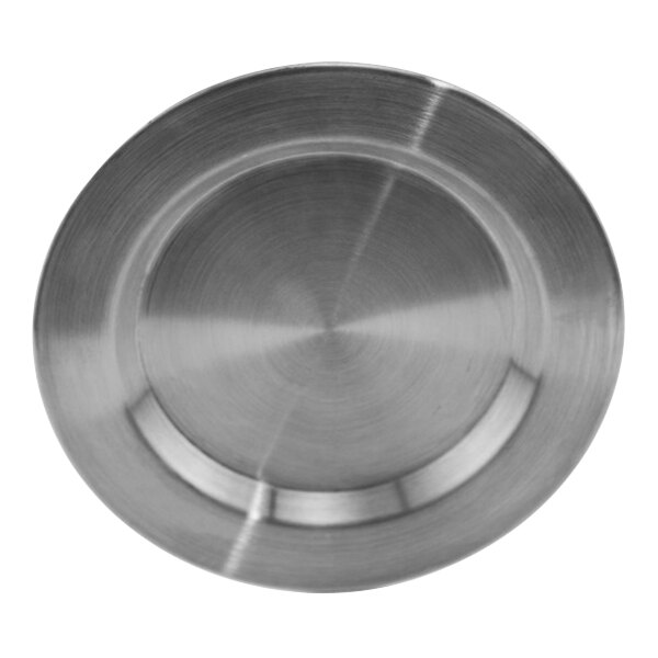 Franmara Pratique 6 1/8" Brushed Stainless Steel Wine Coaster - 4/Set