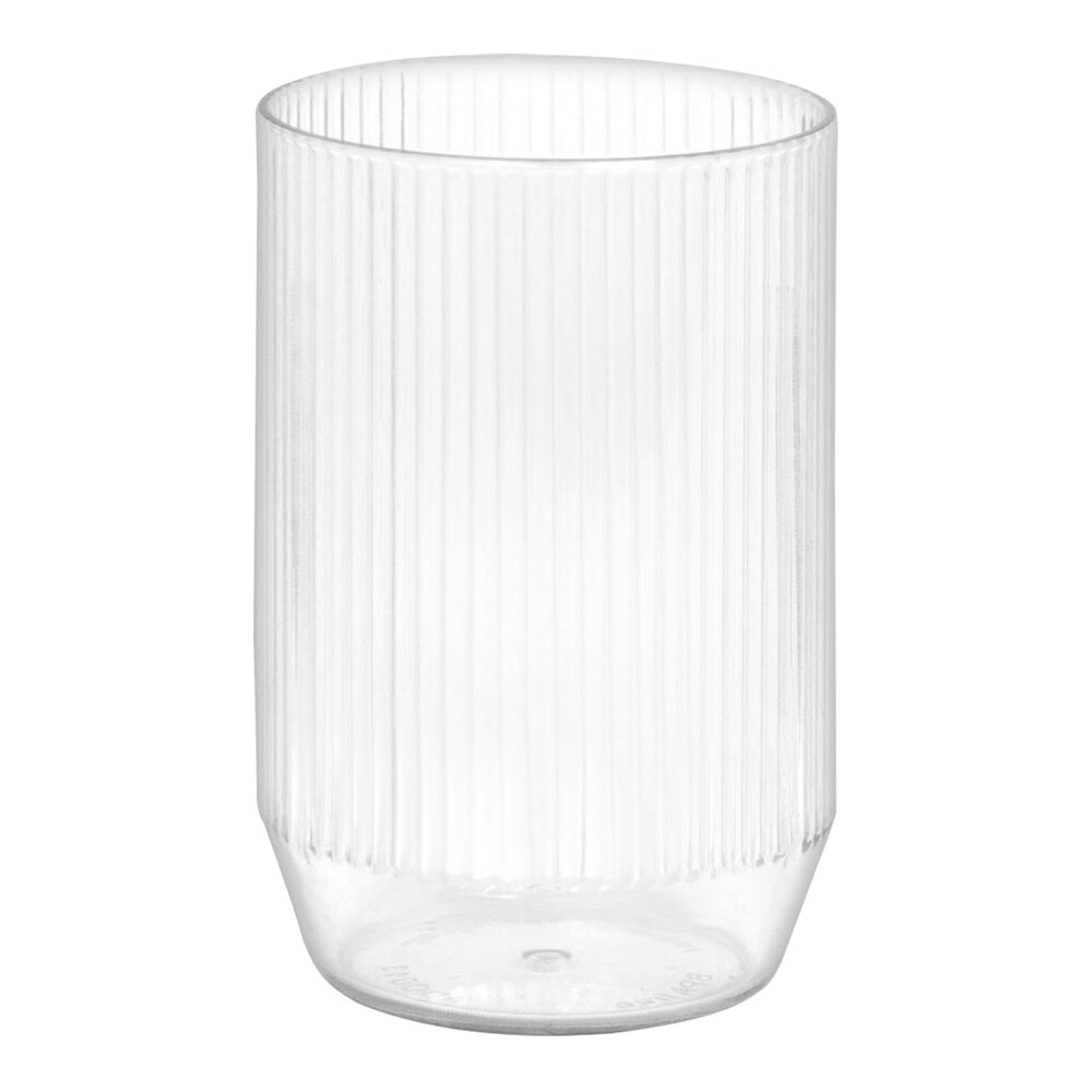 Front of the House Gatsby 12 oz. Ice SAN Plastic Rocks / Old Fashioned Glass - 12/Pack