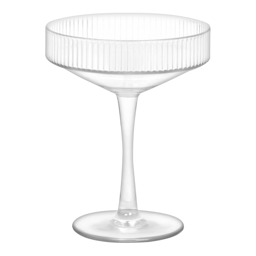 Front of the House Gatsby 7 oz. Ice SAN Plastic Martini Glass - 12/Pack