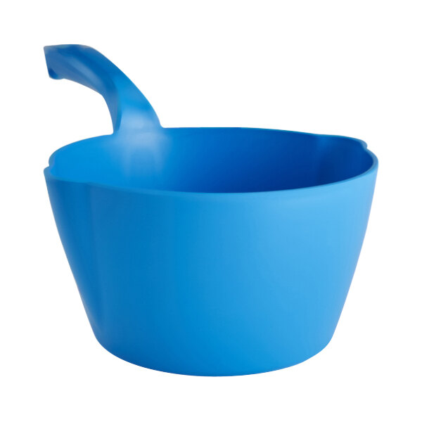 Vikan 64 oz. Blue Polypropylene Round Scoop 56823