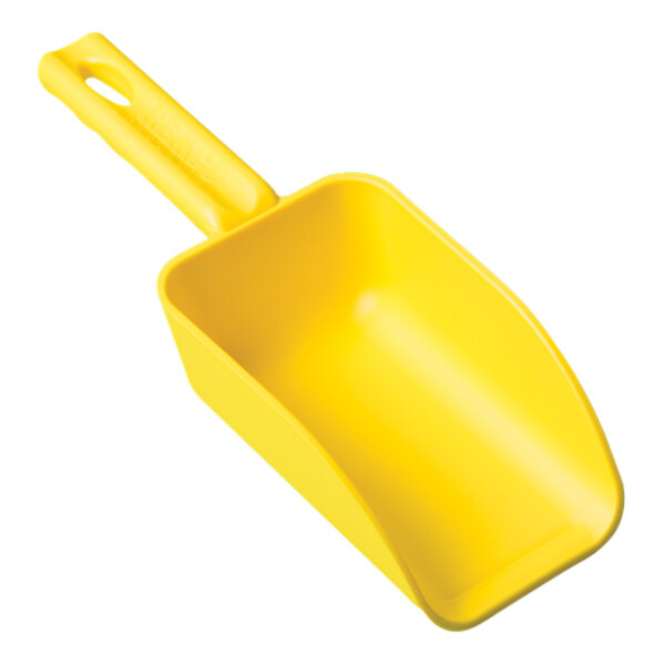 Vikan 16 oz. Yellow Polypropylene Hand Scoop 63006