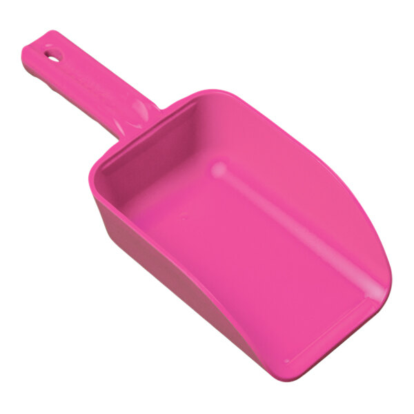 Vikan 32 oz. Pink Polypropylene Hand Scoop 64001