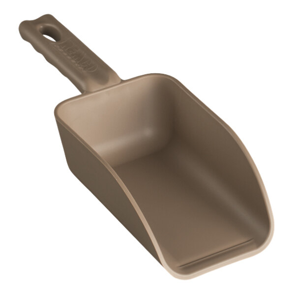 Vikan 32 oz. Brown Polypropylene Hand Scoop 640066