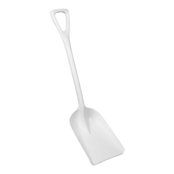 Vikan 10" Wide White One-Piece Polypropylene Food Service Shovel 69815