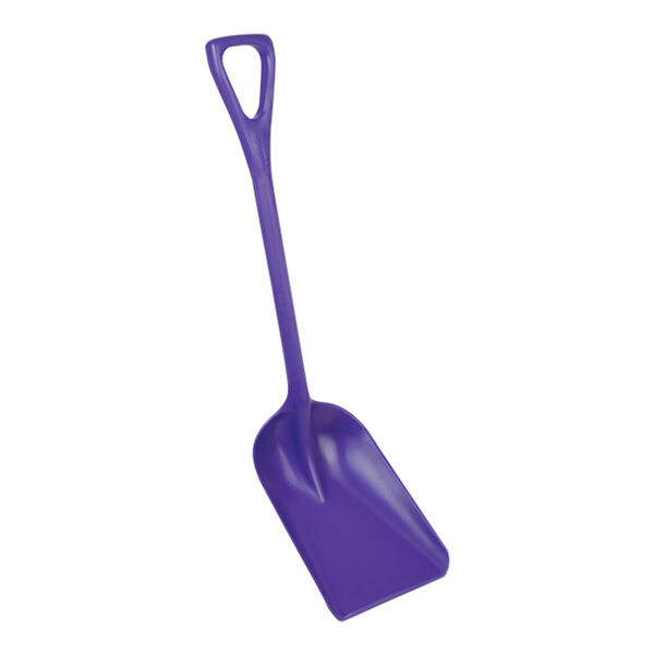 Vikan 10" Wide Purple One-Piece Polypropylene Food Service Shovel 69818