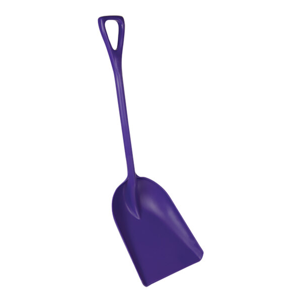 Vikan 14" Wide Purple One-Piece Polypropylene Food Service Shovel 69828