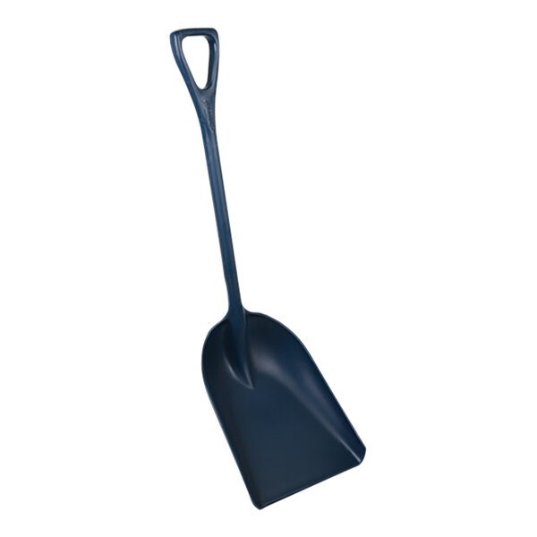 Vikan 14" Wide Blue One-Piece Metal Detectable Polypropylene Food Service Shovel 6982MD3