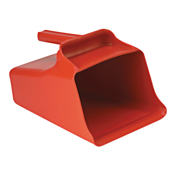 Vikan 128 oz. Red Polypropylene Mega Scoop 65504