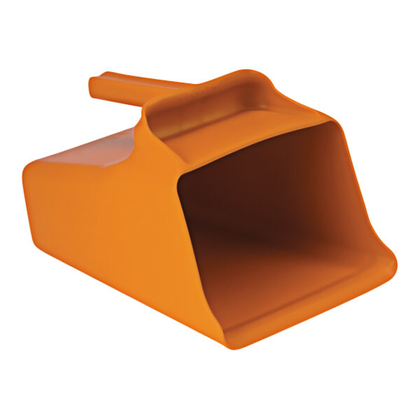 Vikan 128 oz. Orange Polypropylene Mega Scoop 65507