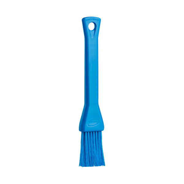 Vikan 1 1/4"W Blue Polyester Bristle Pastry Brush with Plastic Handle 5552303