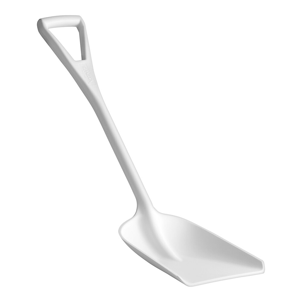 Carlisle Sparta 11" Wide White Food Service Shovel / Ice Shovel 41076EC02