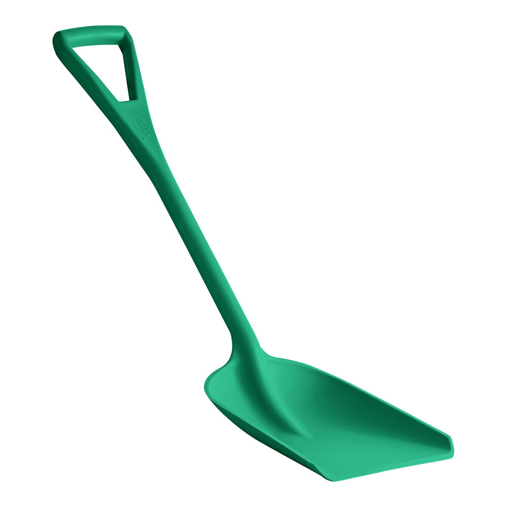 Carlisle Sparta 11" Wide Green Food Service Shovel / Ice Shovel 41076EC09
