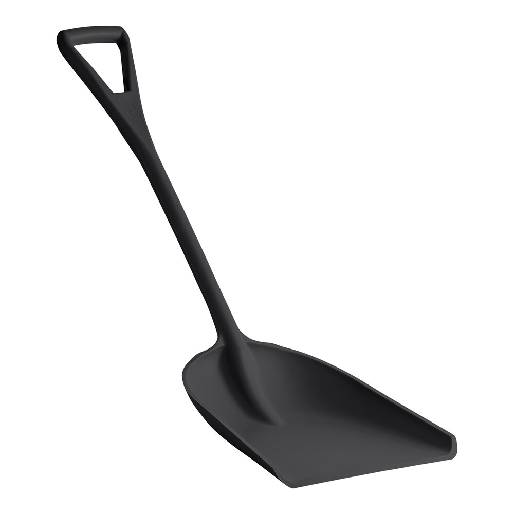 Carlisle Sparta 14" Wide Black Food Service Shovel / Ice Shovel 41077EC03