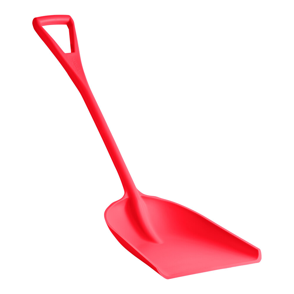 Carlisle Sparta 14" Wide Red Food Service Shovel / Ice Shovel 41077EC05