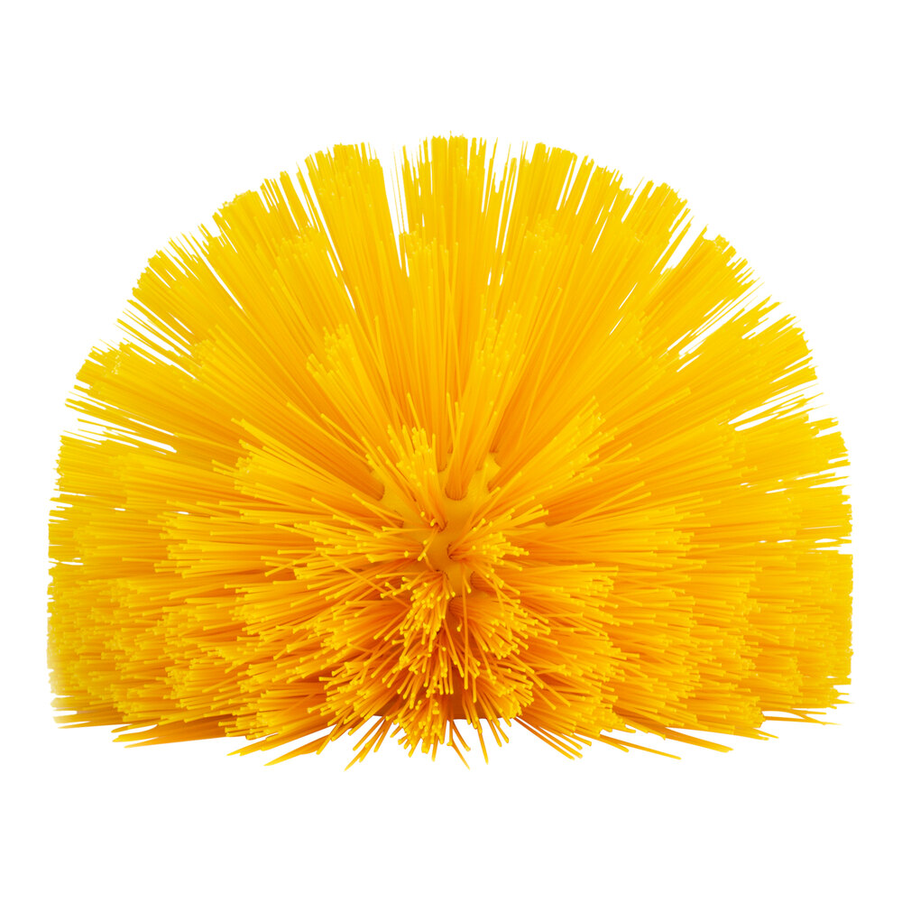 Carlisle Sparta 8" Yellow Pipe and Valve Brush 45008EC04
