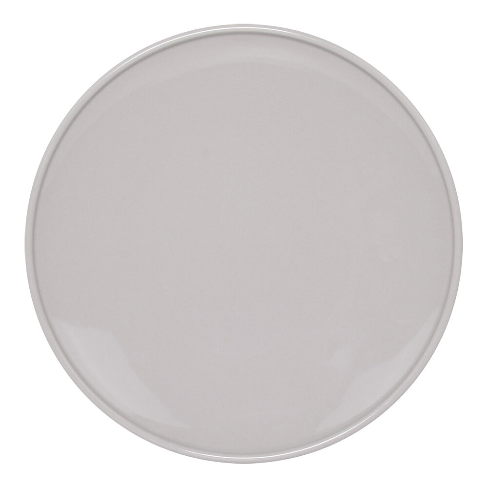 Front of the House Bevel 7 1/2" Stone Round Porcelain Plate - 6/Case