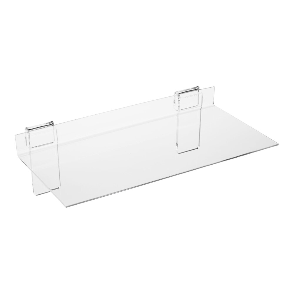 12" x 6" Acrylic Shelf for Grid & Go Displays