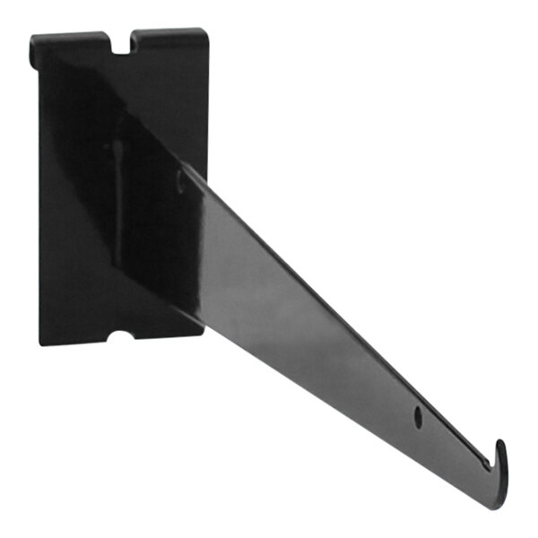 14" Black Steel Shelf Bracket for Grid & Go Displays