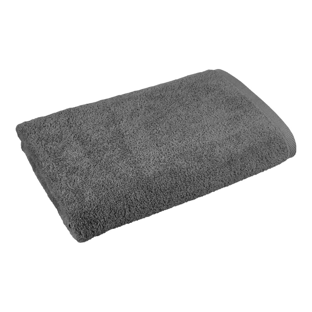 1888 Mills Millennium 16" x 28" Charcoal 100% Ring-Spun Cotton Hand Towel - 4.5 lb. - 72/Case