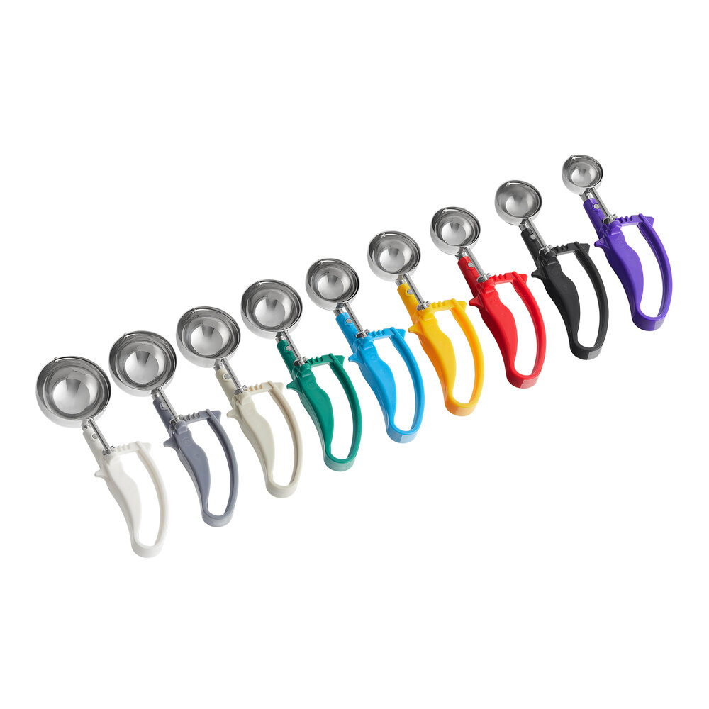 Choice EZ Grip Squeeze Handle Disher Set - 9/Set