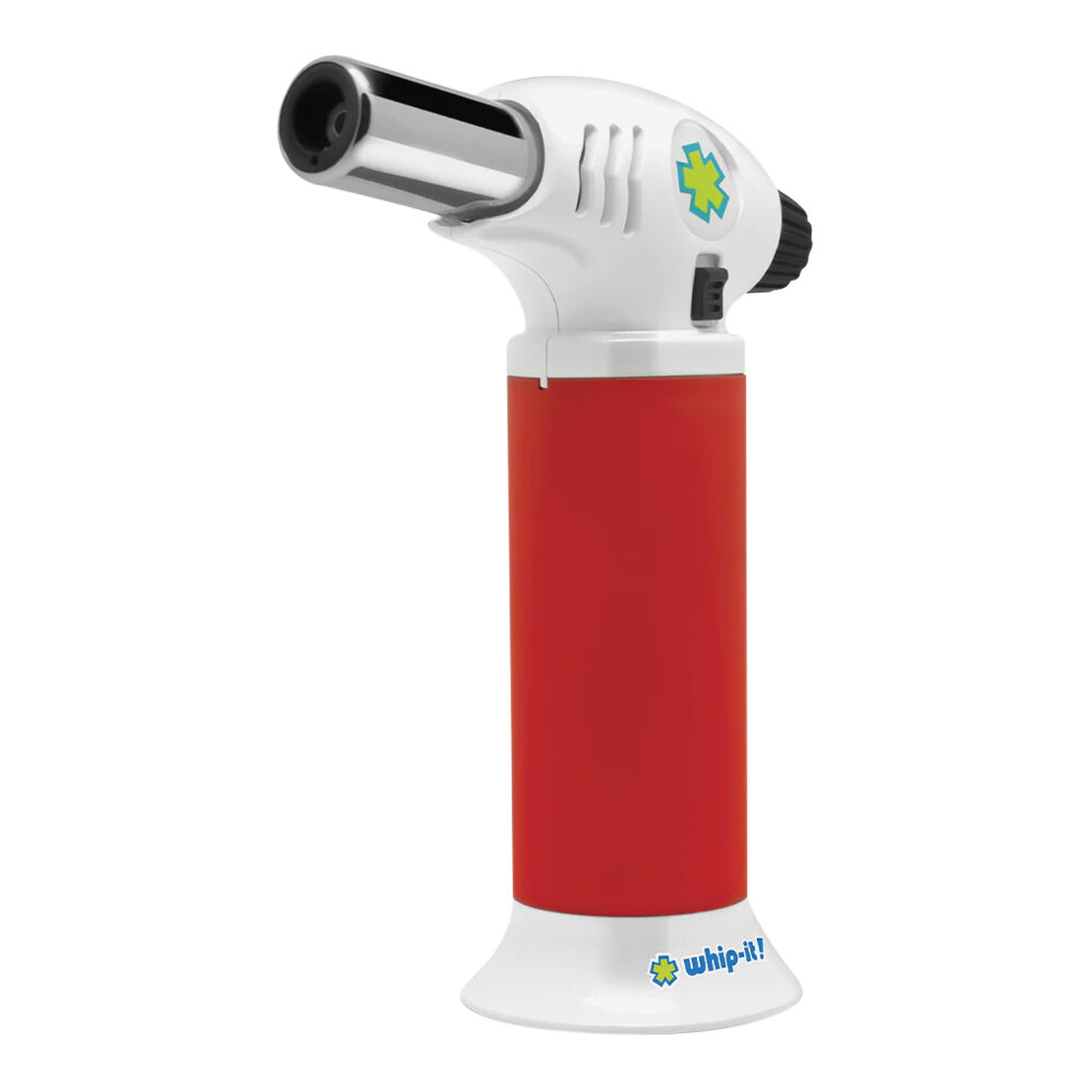 Whip-It Ion Red and White Butane Torch TC-Ion-03-07R
