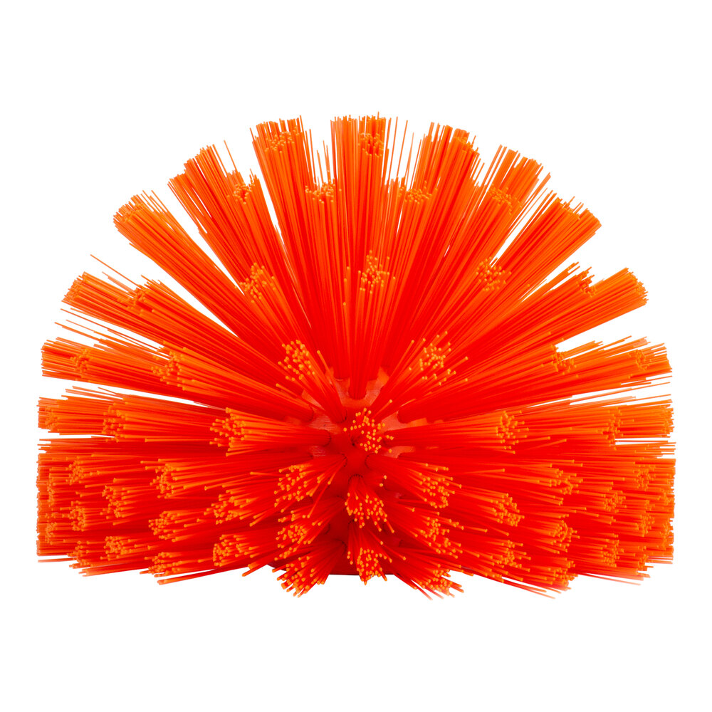 Carlisle Sparta 8" Orange Pipe and Valve Brush 45008EC24