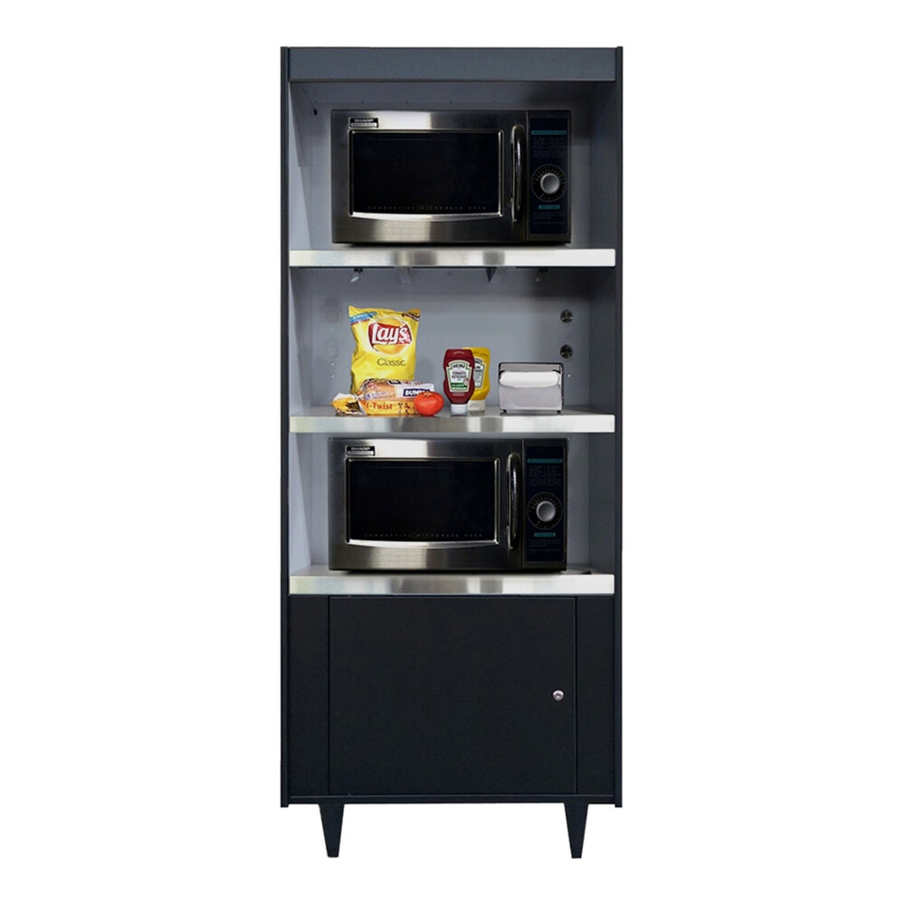 All State Manufacturing 27" x 23 1/4" x 72" Three-Shelf Condiment Stand AS273-N/L