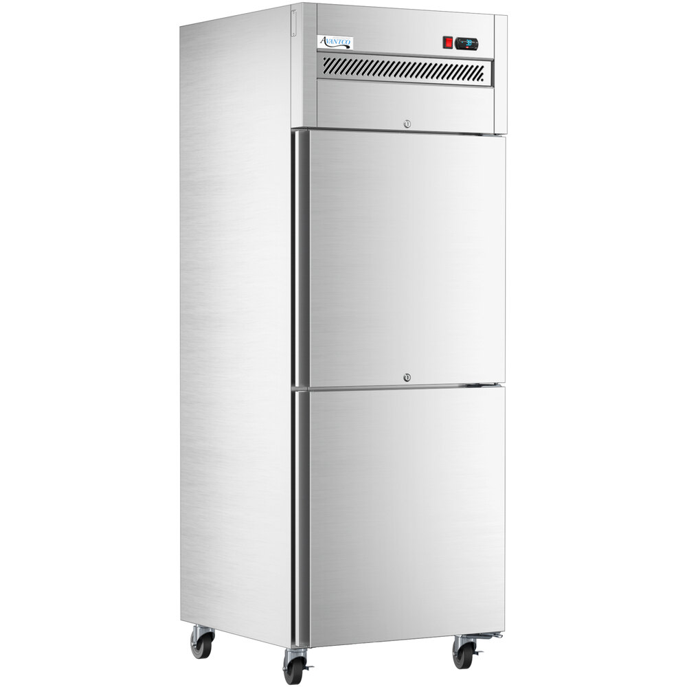 Avantco Z1-F-AWMS 29" VersaHub WiFi-Enabled Solid Half Door Stainless Steel Reach-In Freezer