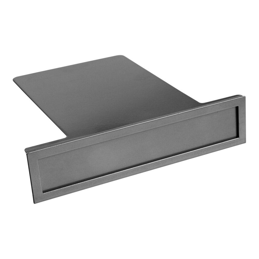 6 1/2" x 6" x 1" Metal Shelf Overlay Retail Sign with Framed Frontplate