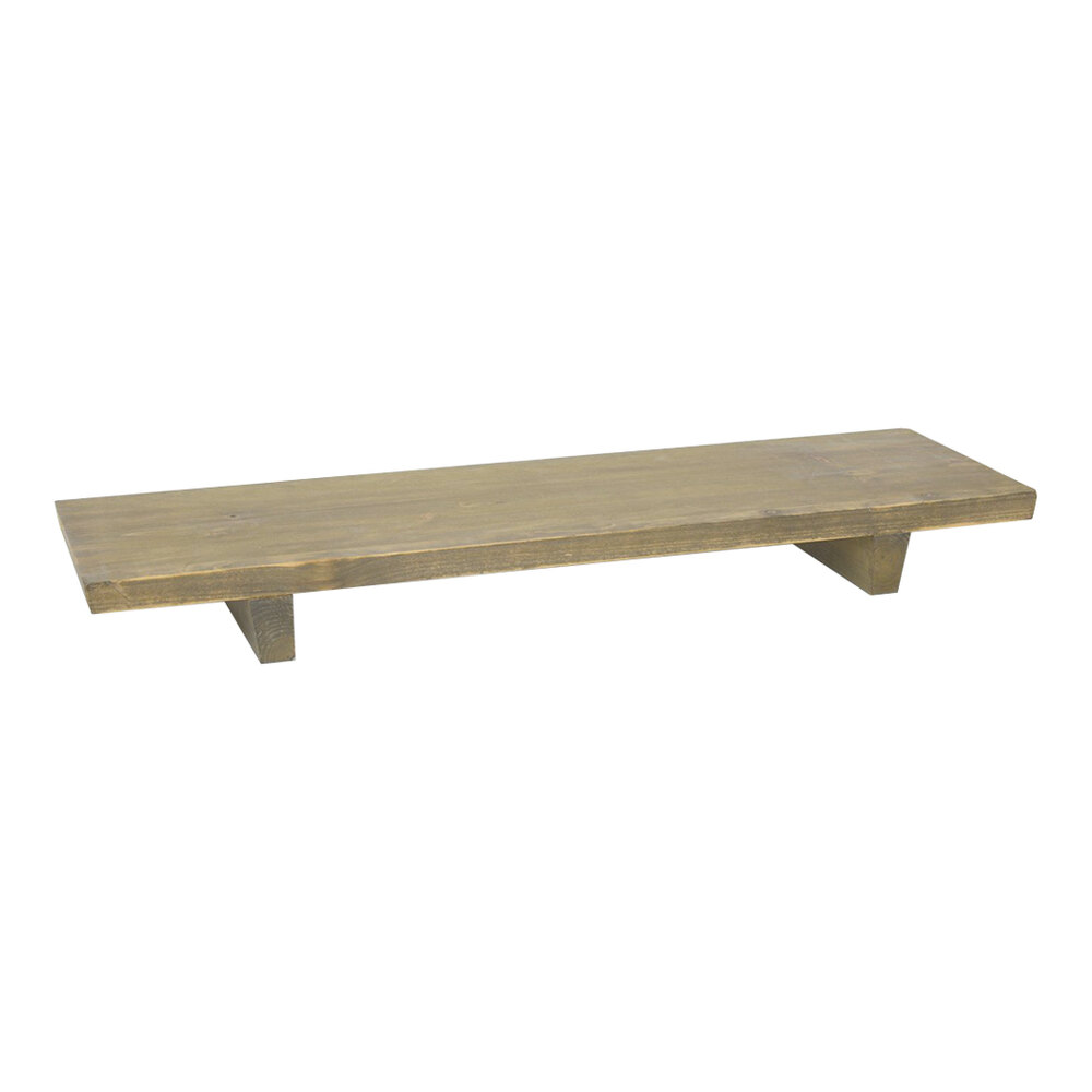 Front of the House Asheville 30" x 8" Cider Wood Display Board