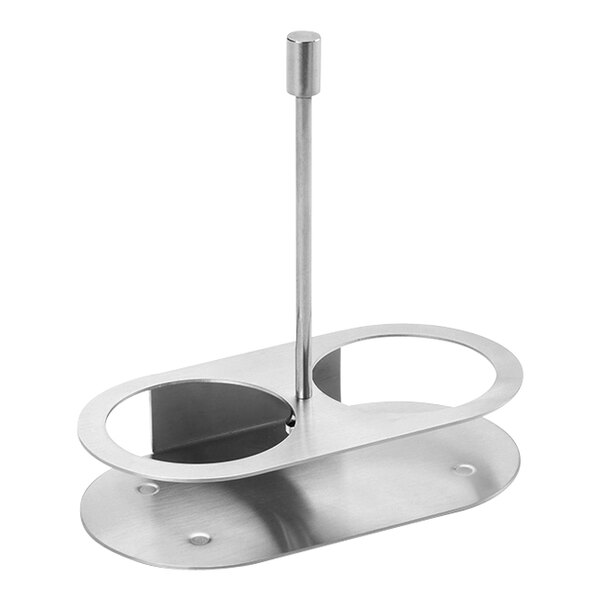 American Metalcraft Swan 6 5/8" Stainless Steel Vintage Creamer / Sugar Caddy