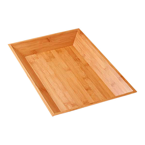 American Metalcraft 18" x 12" Bamboo Rectangular Serving Tray