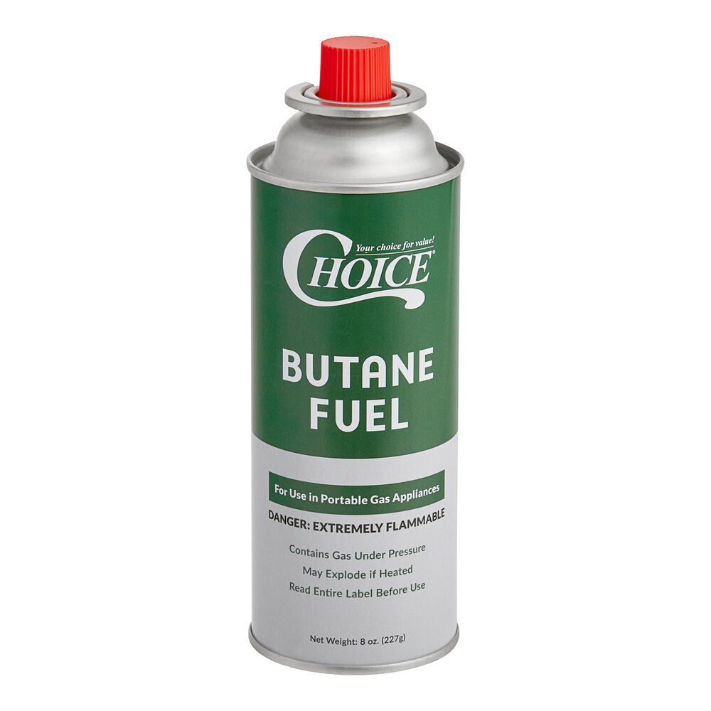 Choice Butane Fuel Refill 8 oz. Canister - 12/Pack
