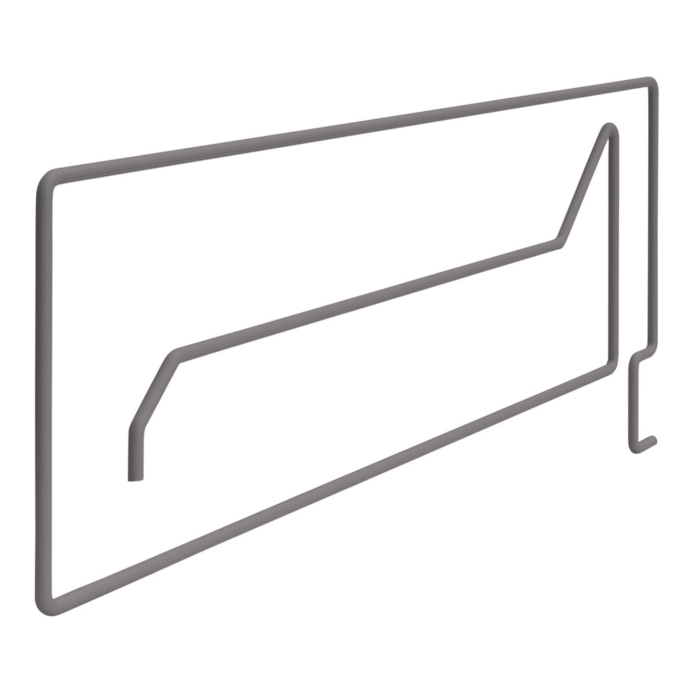Wanzl Wire Tech 100 15" x 3" Shelf Divider for Wire Shelf WTDV15-3